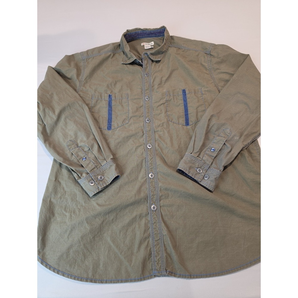 32 Bar Blues Long Sleeve Button Up Shirt, Music Note Pearl Button Denim...